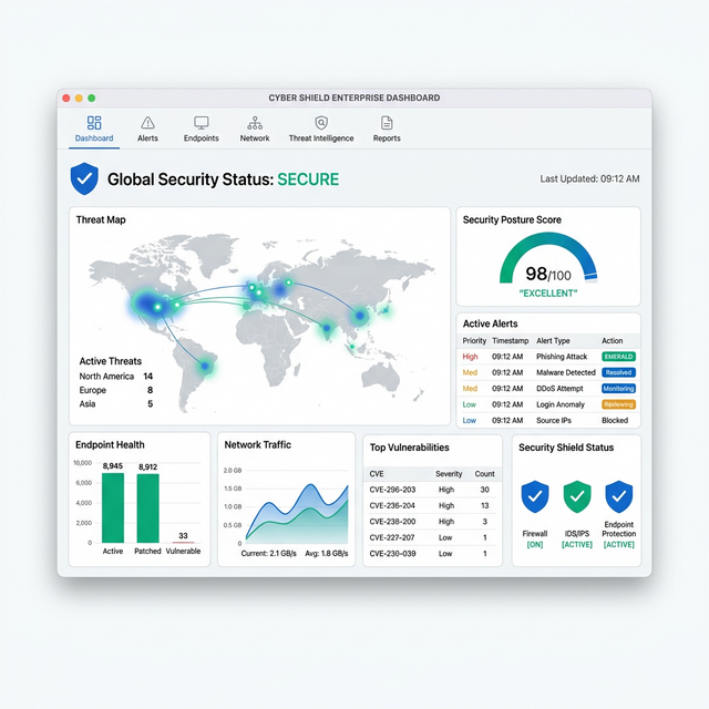 Cybersecurity Dashboard